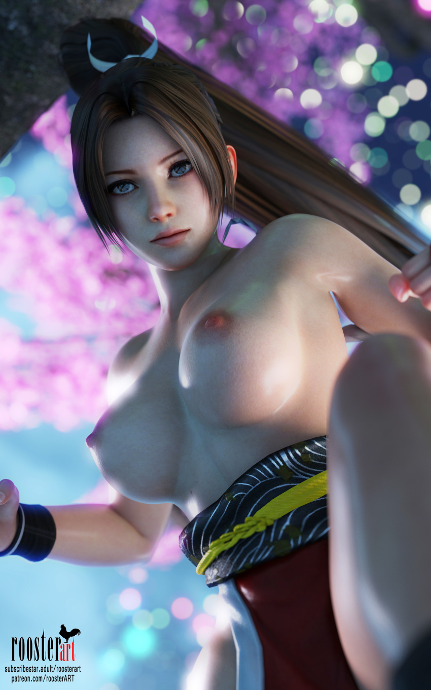 10:16 1girl 1girl 1girl 1girls 3d 3d_(artwork) 4k bare_shoulders big_breasts big_breasts breasts breasts breasts cherry_blossoms closed_mouth erect_nipples fatal_fury female_focus female_only fighting_pose king_of_fighters mai_shiranui nipples open_eyes outside partially_clothed patreon patreon_username ponytail roosterart shoulders solo_female subscribestar subscribestar_username topless topless_female video_game video_game_character video_game_franchise