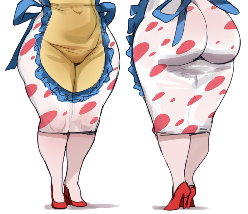 1girl 1girl 1girls ass ass ass_freckles ass_in_dress big_ass bottom_heavy cartoon_network cow_and_chicken female_only high_heels huge_ass human human_female large_ass lightsource mom_(cow_and_chicken) pale-skinned_female pale_skin tagme thick_ass thick_thighs tight_clothing wide_hips