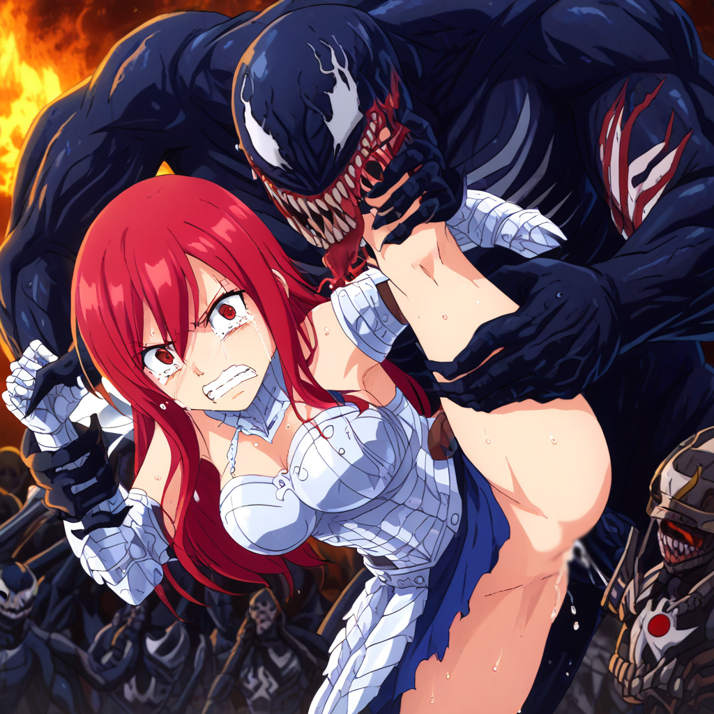 1girl ai-generated big_breasts bikini breasts erza_scarlet fairy_tail female_pervert female_sub long_hair nipples nude panties pervert pussy red_hair sex sex_invitation sexually_suggestive submission vaginal