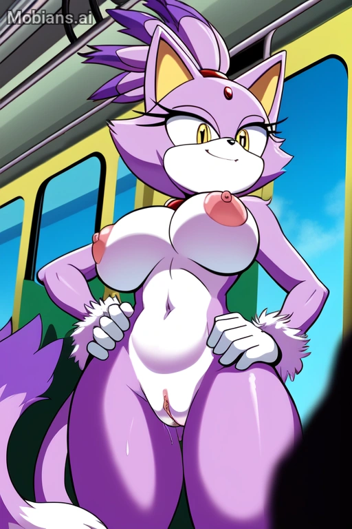 ai_generated blaze_the_cat breasts mobians.ai nipples nude sonic_the_hedgehog_(series)