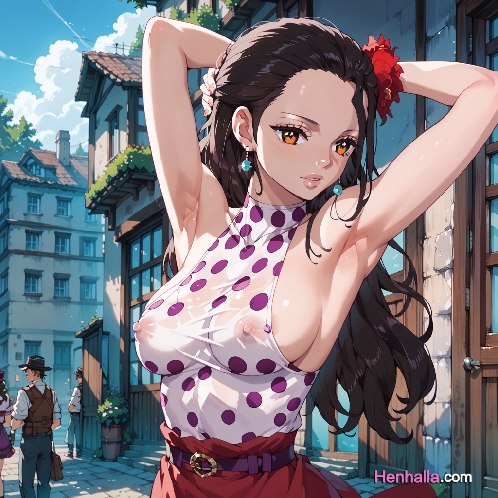 1girl 1girls ai_generated anime anime_girl big_breasts breasts dress henhalla.com hentai one_piece solo_female viola viola_(one_piece) young younger_female