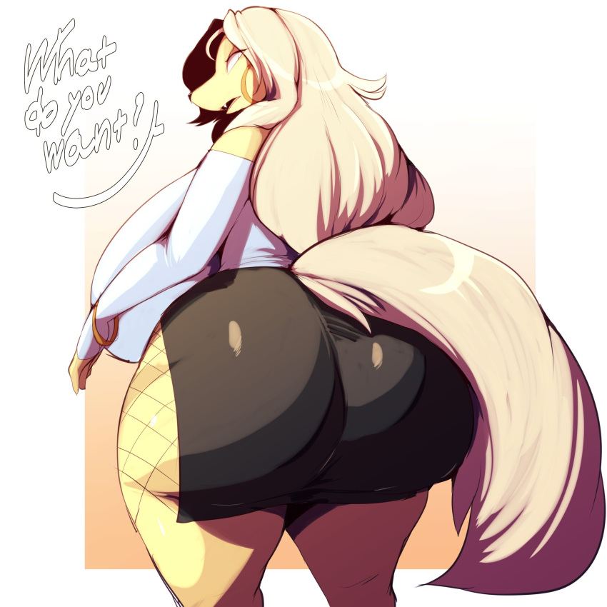 1girl big_ass big_breasts female furry trinityfate62