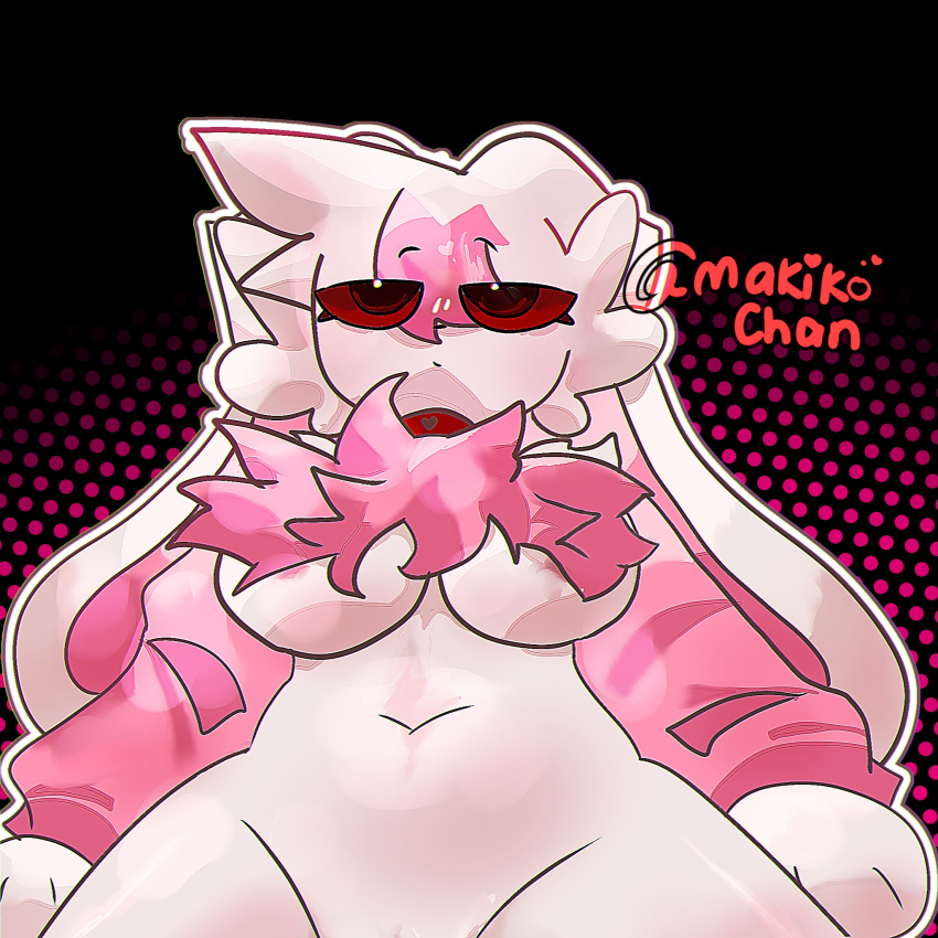 1girl big_breasts female furry mika_kit