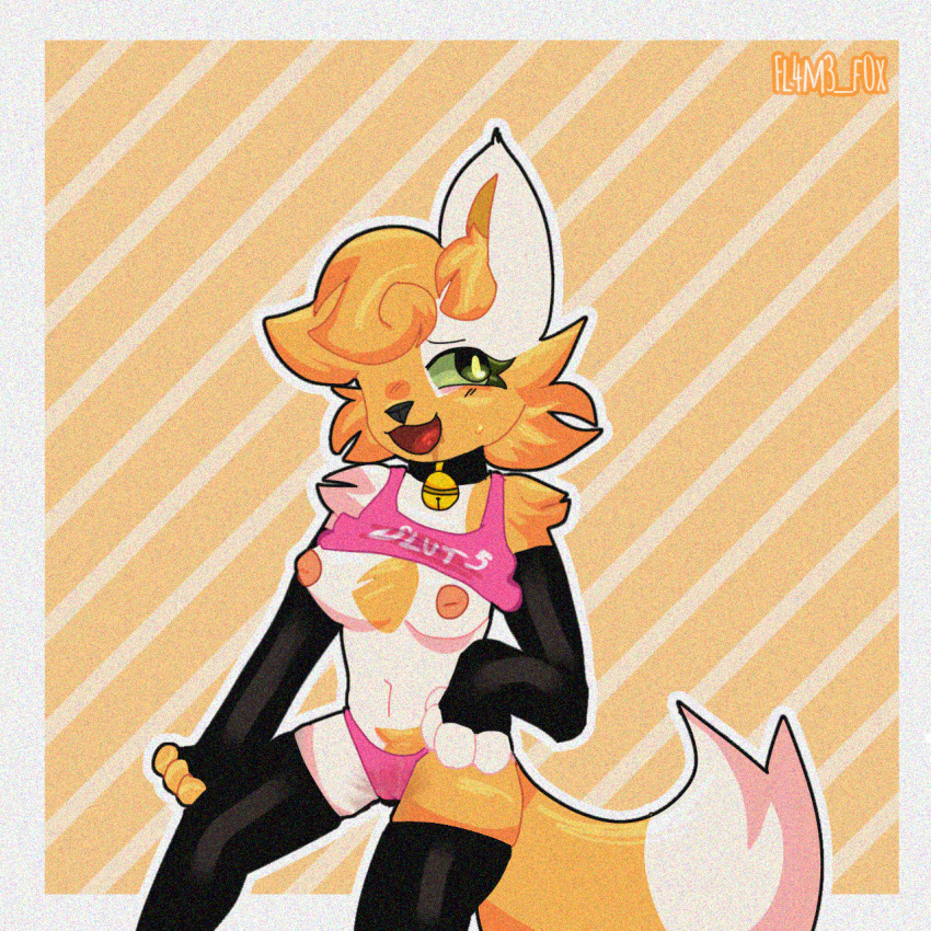 1girl big_breasts female furry mika_kit