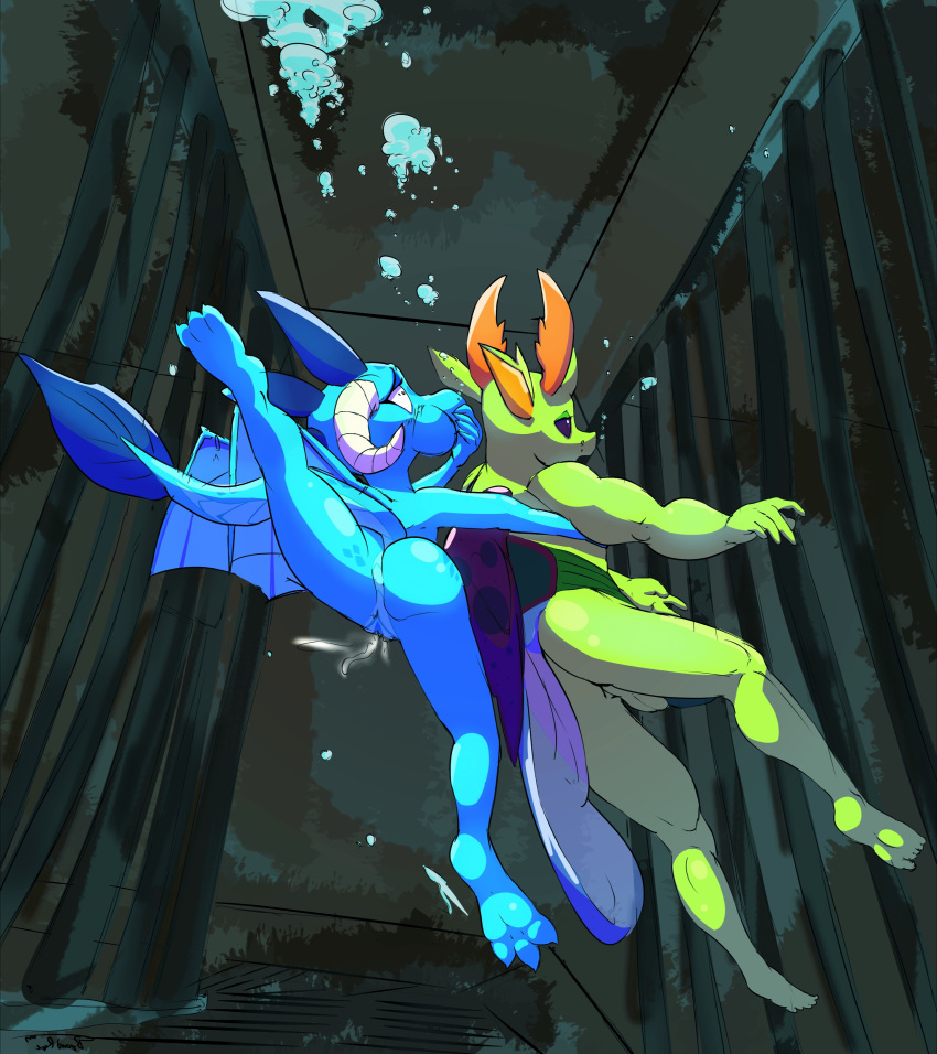 1boy 1girl absurd_res air_bubble anthro aquaphilia arthropod asphyxiation ass balls bars bodily_fluids bubble byondrage changeling cold covering covering_mouth cum dragon drowned drowning duo ejaculation female friendship_is_magic genital_fluids genitals hasbro high_res male my_little_pony mythological_creature mythological_scalie mythology nude penis peril princess_ember_(mlp) prison puffed_cheeks pussy scalie story story_in_description struggling tail thorax_(mlp) trapped underwater water wings