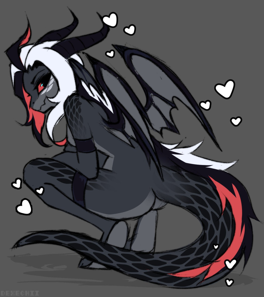 1girl ass dexechii female furry