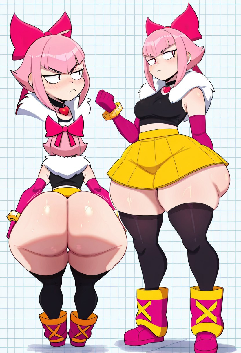 1girl ai_generated ass big_ass brawl_stars breasts fundoshilover101 huge_ass melodie_(brawl_stars)