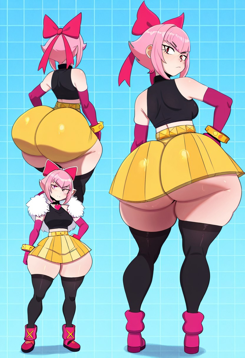 1girl ai_generated ass big_ass brawl_stars breasts fundoshilover101 huge_ass melodie_(brawl_stars)