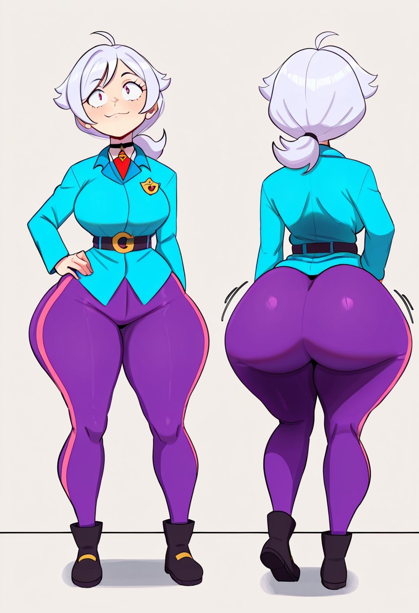 1girl ai_generated ass big_ass brawl_stars breasts colette_(brawl_stars) fundoshilover101 huge_ass