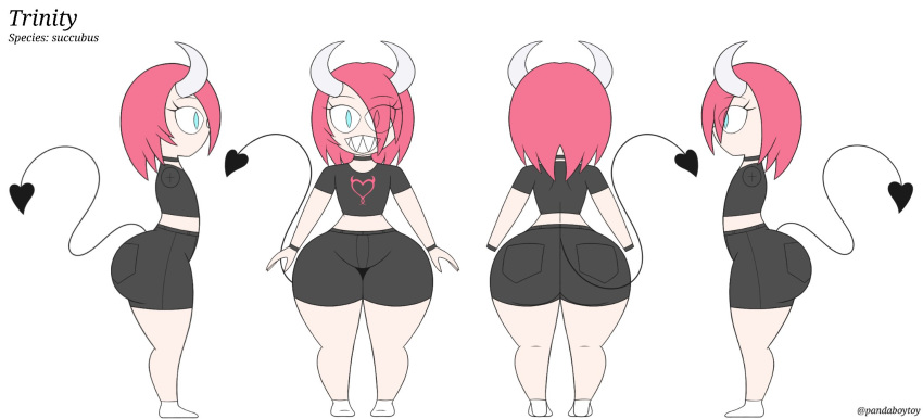 1girl ass big_ass huge_ass pandaboytoy trinity_(pandaboytoy)