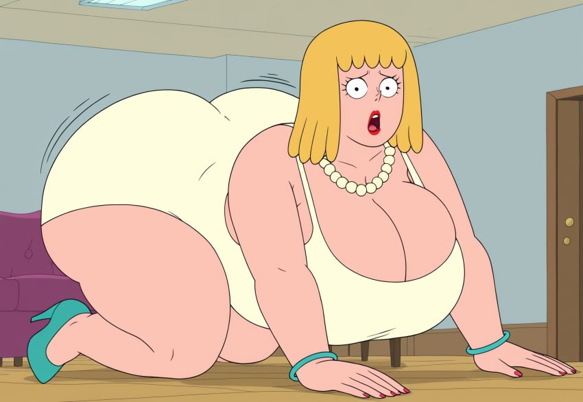 1girl accurate_art_style ai_generated ass badonkadonks big_ass big_ass big_booty big_breasts big_breasts black_eyes blonde_hair breasts civitai clarence cleavage cramped curvaceous curvy curvy_female curvy_figure dummy_thicc fat_ass fat_butt giant giant_woman giantess growing growth gts hourglass_figure huge_ass huge_ass huge_breasts indoors large_ass large_butt light-skinned_female living_room long_hair mary_wendell massive_ass massive_butt mature mature_female mature_woman milf mini_giantess on_all_fours on_floor surprised surprised_expression surprised_face thicc thick thick_thighs voluptuous voluptuous_female wide_hips