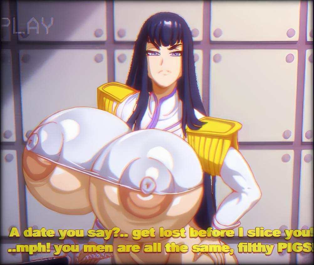 ai_upscaled angelauxes angry areola big_areola big_areolae big_breasts big_nipples bimbo bitch black_hair bottomless breasts enormous_breasts fake_breasts gigantic_areola gigantic_areolae gigantic_breasts gigantic_nipples huge_areola huge_areolae huge_breasts huge_nipples hyper_areola hyper_areolae hyper_breasts implants impossible_clothes impossible_clothing impossible_shirt kill_la_kill kiryuuin_satsuki large_areola large_areolae large_nipples long_hair looking_at_viewer massive_breasts milf nipple_bulge nipples nipples_visible_through_clothing pointless_clothes pointless_clothing satsuki_kiryuuin sexy silicone slut tight_clothes tight_clothing tight_shirt under_boob upscaled useless_clothes useless_clothing whore