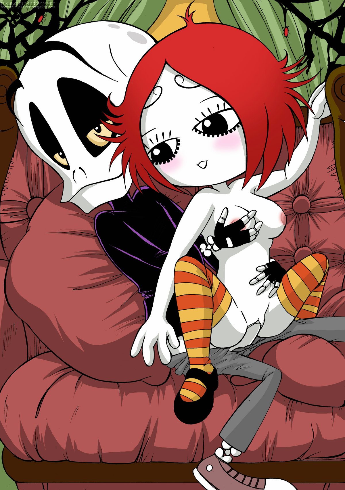 bbmbbf nipples nude palcomix red_hair ruby_gloom