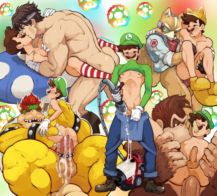 5boys abs absurd_res accessory anal anal_insertion anal_sex animal_genitalia animal_penis anthro anthro_penetrating anthro_penetrating_human ape ass back_muscles balls banana bara big_balls big_dom_small_sub big_muscles big_penis blue_eyes blush blush_lines bodily_fluids bottomless bottomless_male bowser bracelet breast_sucking breasts brown-haired_male brown_body brown_fur brown_hair canid canine canine_genitalia canine_penis carrying carrying_another carrying_partner castlevania cleaning_tool clothed clothing cock_ring collar cosplay cowgirl_position crossover cum cum_drip cum_in_ass cum_inside cum_on_penis cum_trail dominant_male donkey_kong donkey_kong_(series) ejaculation erection facial_hair fake_animal_ears food fox fox_mccloud from_front_position fruit full_body fur furry furry_male furry_with_non-furry gay_anal gay_sex genital_fluids genitals gloves gorilla green_body green_cap green_hat green_outfit green_shirt group hair haplorhine hat headband headgear headwear high_res holding_partner human human_on_anthro human_penetrated human_penetrating_anthro idoraad interspecies intraspecies jewelry kissing kitsune_luigi konami kong koopa large_penis larger_anthro larger_human larger_male light-skinned_male light_skin lilprincyvi luigi luigi's_mansion lying male male/male male_focus male_only male_penetrated male_penetrating male_penetrating_male mammal mario_(series) missionary missionary_position moustache multicolored_background multicolored_body multiple_boys multiple_partners multiple_views muscle muscular muscular_anthro muscular_male nintendo nipple_fetish nipple_play nipple_suck nipples nude on_back on_bottom on_top overalls pecs pectorals penetration penile penile_penetration penile_spines penis penis_in_ass plant primate red_hair reupload reverse_stand_and_carry_position richter_belmont scalie sex shell shirt shirt_lift shirt_up size_difference smaller_anthro smaller_male smaller_penetrated spiked_bracelet spiked_collar spiked_shell spikes spikes_(anatomy) stand_and_carry_position standing standing_sex star_fox stockings striped_legwear striped_stockings submissive submissive_anthro submissive_male sucking super_mario_3d_land super_mario_3d_world super_mario_bros. super_mushroom super_smash_bros. tail vacuum vacuum_cleaner vacuum_fellatio vacuum_suck white_body white_fur white_gloves yaoi yellow_body yellow_skin