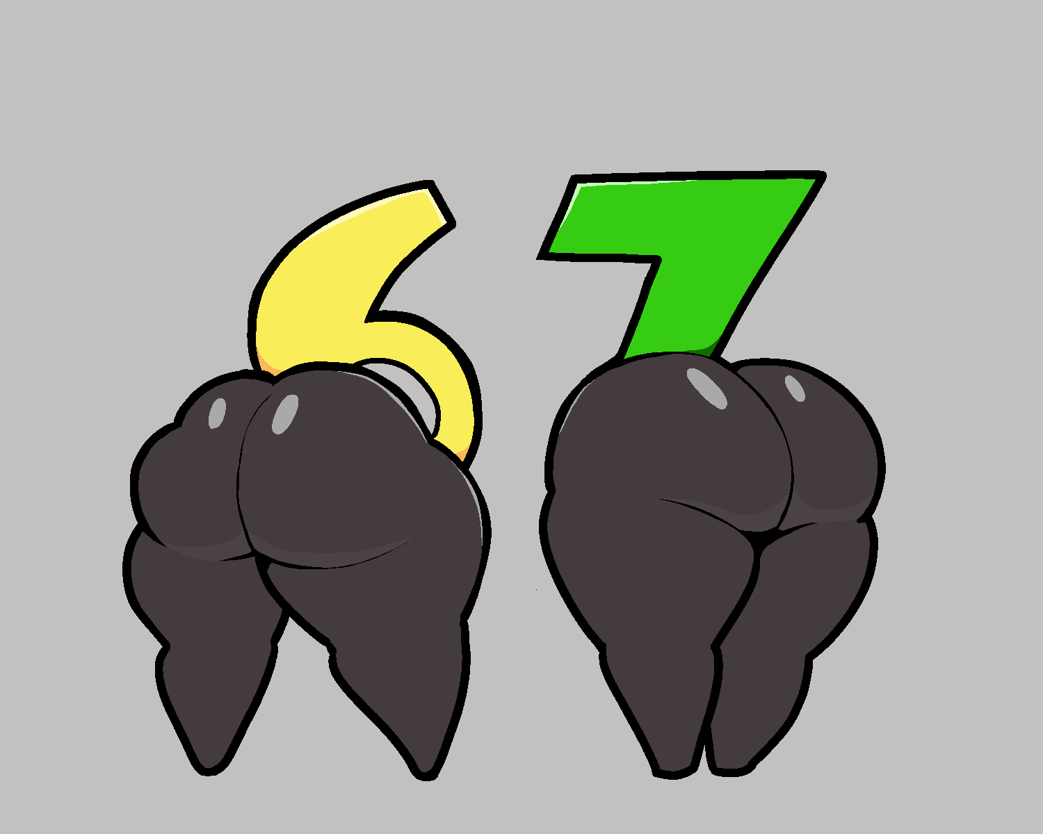 67 ass butt_focus cursed_image discord_username high_res high_res high_resolution hips lewdewott number numbers one_color_background simple_background six_seven stockings thick_hips thick_thighs wide_hips