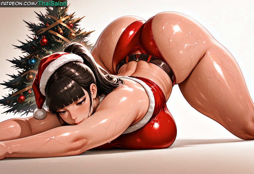 1girl 1girl 1girl 1girls ai_assisted ai_generated ass_bigger_than_head ass_focus ass_up ass_up_face_down back big_ass big_breasts big_breasts black_hair bottom_up bottom_up_top_down brown_eyes christmas christmas_clothing christmas_decorations christmas_headwear christmas_outfit christmas_tree chromatic_abberation curvaceous curvaceous_body curvaceous_female curvaceous_figure curves curvy curvy_body curvy_female curvy_figure curvy_hips cute eve_(stellar_blade) femal hires huge_ass huge_breasts jack-o_pose large_ass long_hair muscular muscular_back muscular_female oiled oiled_body oiled_skin oily oily_body oily_breasts oily_skin on_all_fours on_knees patreon patreon_username ponytail santa_costume santa_dress santa_hat sexually_suggestive shiny_skin simple_background stable_diffusion stellar_blade tagme thaisalon thick thick_thighs thighs thunder_thighs top-down_bottom-up top_down voluptuous voluptuous_body voluptuous_female watermark
