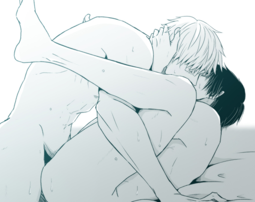 2boys anal jujutsu_kaisen male male_only male_penetrated penetration satoru_gojo toji_fushiguro yaoi yaoi