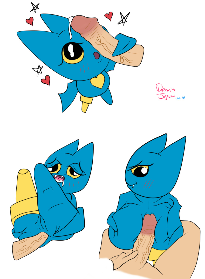 adorabat anal anal_penetration ass ass_grab bat blue_skin cartoon_network dennis_jpaw from_behind from_behind_position mao_mao:_heroes_of_pure_heart penis yellow_eyes