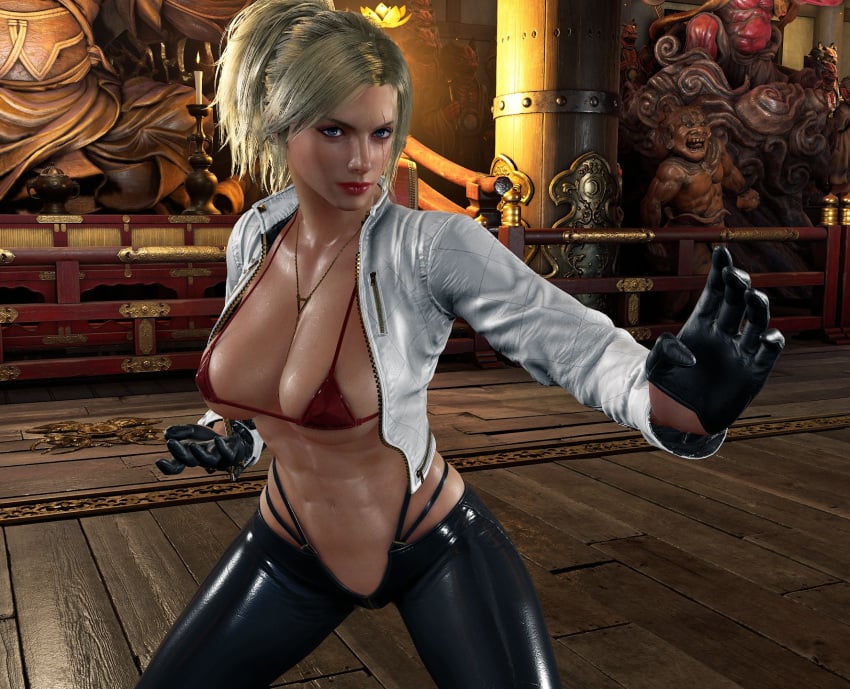 1girl abs bandai_namco big_breasts blond blond_hair blonde blonde&hair blonde_hair blonde_hair_female breasts cleavage female_only lidia_sobieska mod namco namco_bandai tekken tekken_7 tekken_8 toned toned_body toned_female toned_stomach