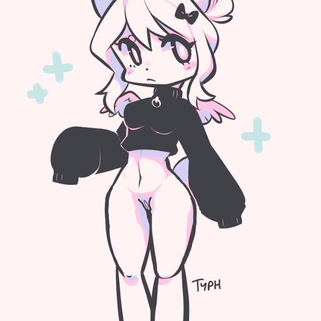 1girl female furry pussy typh