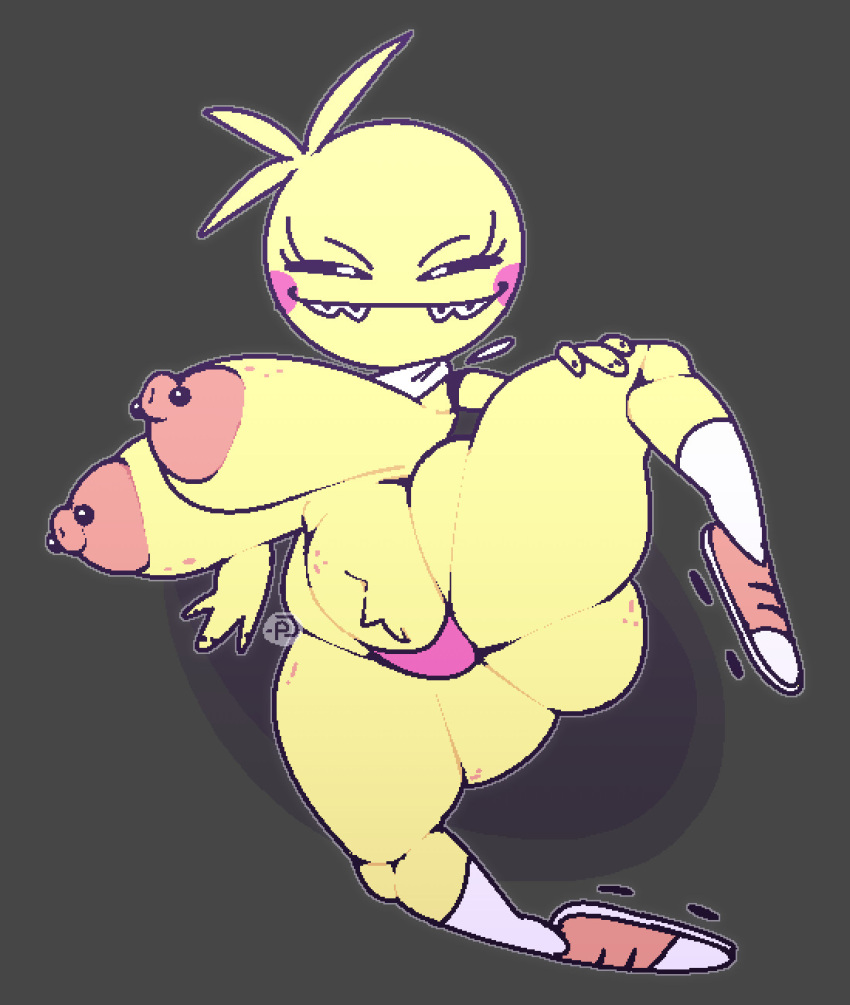 >:) 1girl 1girl 1girls animatronic ass big_ass big_breasts braces breasts chicken five_nights_at_freddy's five_nights_at_freddy's_2 nipple_piercing nipples panties piercing pink_panties puffy_nipples robot rollerblades thesupervillainspjs thick_thighs toy_chica_(fnaf)
