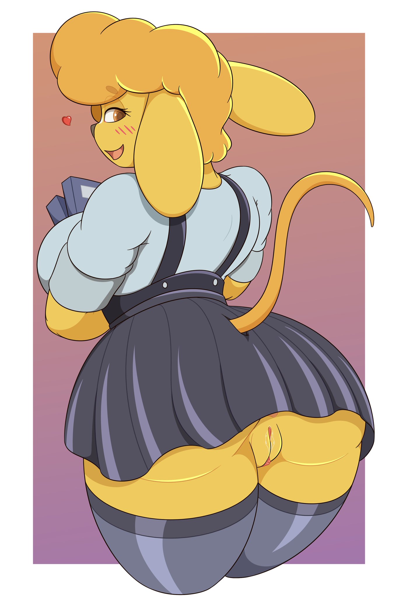 1girl big_ass big_breasts female furry johnmartenart mouse pussy