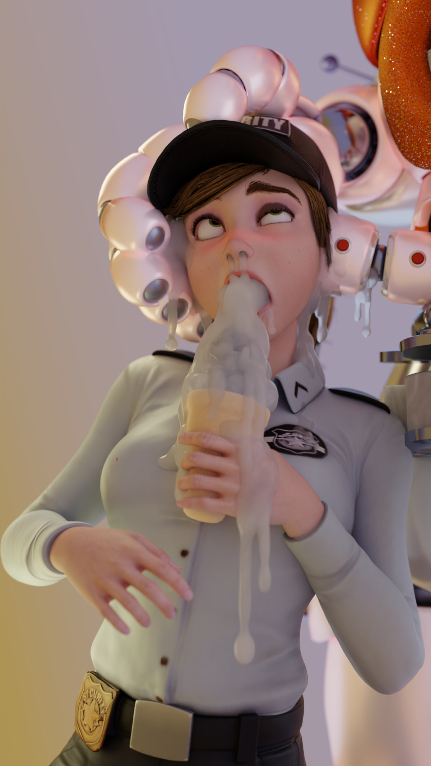 1girl 3d 3d_(artwork) 9:16 accurate_art_style animatronic baby_(fnafsl) blender blender_(software) blender_cycles blonde_hair blush brain_fuck circus_baby circus_baby_(fnaf) clussy cum cum_from_ears cum_from_mouth cum_from_nose ear_fuck ear_penetration excessive_cum female_only five_nights_at_freddy's five_nights_at_freddy's:_security_breach five_nights_at_freddy's:_sister_location fnaf human ice_cream ice_cream_cone ice_cream_cum looking_at_partner looking_up on_knees security_guard sister_location vanessa_(fnaf) weirdosfm