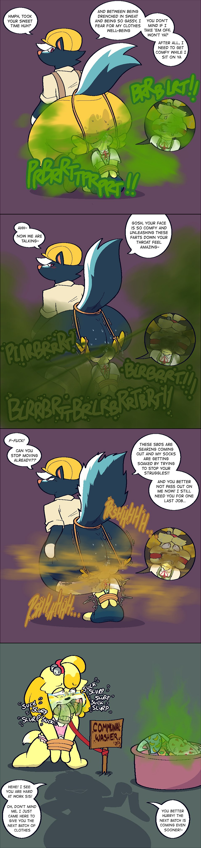 1boy1girl 2d animal_crossing ass ass_bigger_than_head ass_focus bell big_ass big_butt_(male) blush blush brother brother/sister bulge canine chair clothing crying degradation degrading desk digby_(animal_crossing) dirty_laundry dirty_laundry_in_mouth dominant_male dumptruck_ass english_text facesitting fart fart_cloud fart_fetish farting farting_in_mouth farting_in_nose farting_on_face fat_ass female_on_bottom femboy femboy_on_female femboy_on_top force_feeding fully_clothed fully_clothed_female fully_clothed_male furry furry_female furry_femboy furry_male girly hand_on_ass huge_ass humiliation incest indoors inside isabelle_(animal_crossing) kicks_(animal_crossing) male/female male_facefarting_female male_facesitting_female male_on_top nintendo no_genitals no_sex onomatopoeia ring_gag simple_background sister sitting_on_another sitting_on_face sitting_on_person socks socks_in_mouth speech_bubble struggling sucking_sweat_from_clothes sucking_sweat_out_of_clothes swallowing_fart swallowing_farts sweat sweaty sweaty_butt sweaty_feet sweaty_socks talking talking_to_another taunting tears text thick_thighs threatening ti-ling ti_ti_ling tied_to_butt tied_up twitter_link used_as_an_object