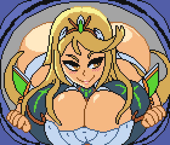 1girl 1girl alluring ass big_breasts blonde_hair countmoxi golden_eyes headband mythra_(xenoblade) no_nut_november no_nut_sabotage part_4 pixel_animation pixel_art smirking teasing thick_ass thick_thighs unfinished wanting_cum wanting_sex xenoblade_(series) xenoblade_chronicles_2