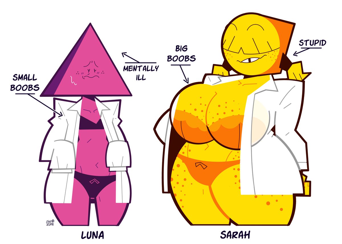 2_girls big_breasts bra breasts cleavage freckles freckles_on_face goodbyellow luna_(valerian_high) muscle muscular muscular_female open_shirt orginal_character panties sarah_(valerian_high) see-through see-through_clothes shy wide_hips
