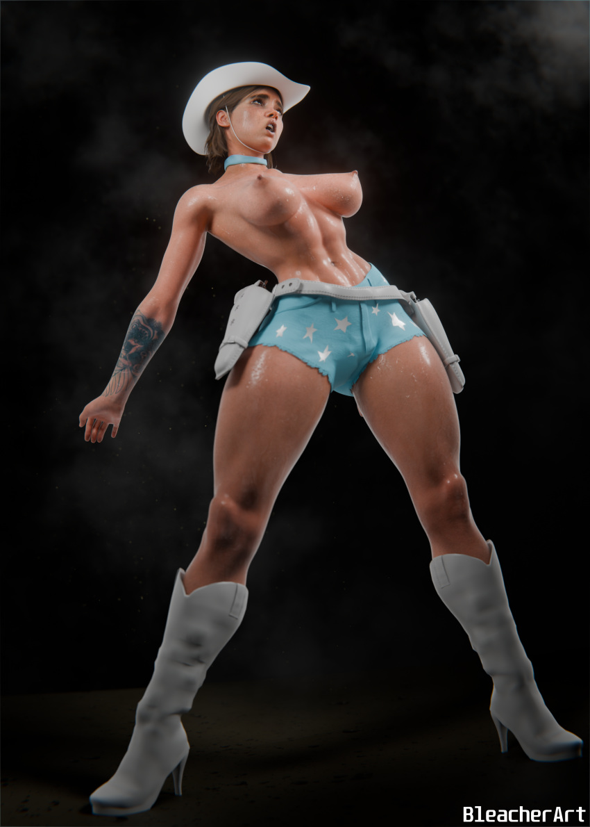 1girl 1girl 1girls 2026 3d 3d_(artwork) 3d_model 3d_render absurd_res absurd_res absurd_resolution alternate_version_at_source alternate_version_available ass big_ass big_breasts big_breasts big_thighs bleacherart boots breasts brown-haired_female brown_hair cowgirl cowgirl_outfit curvaceous curvy curvy_body curvy_female curvy_figure ellie_(the_last_of_us) ellie_williams female_focus female_human female_only gun high_heels high_res high_resolution huge_ass huge_breasts human human_female human_only leaning leaning_forward light-skinned_female light_skin looking_pleasured movie_reference oil oiled oiled_body oiled_breasts oiled_skin oily shiny_skin solo_female solo_focus the_last_of_us the_last_of_us_2 thick_thighs thighs twitter_link twitter_user_oc twitter_username video_game video_game_character video_game_franchise video_games wet wet_body wet_skin wide_hips