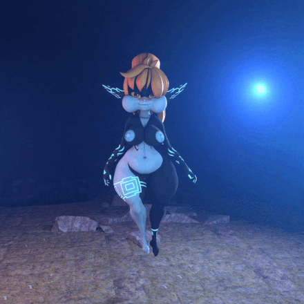 1girl animated aquaphilia breasts bubbles female gif imp imp_midna midna nintendo nipples nude puffy_cheeks pussy ruins solo the_legend_of_zelda twilight_princess underwater wide_hips zantzusui