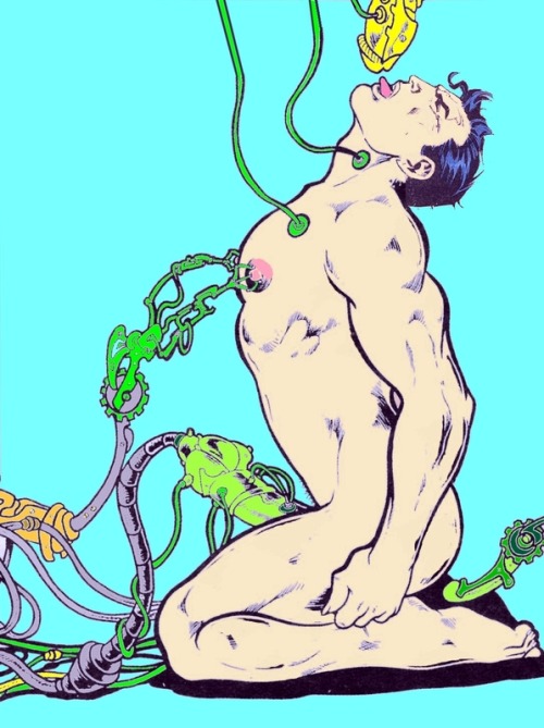 anal_penetration black_hair clark_kent closed_eyes dc_comics machinery male milking milking_machine nipples nude nude_male on_knees solo_male stimulation superman superman_(clark_kent) superman_(series) supermankryptonitesaga yaoi