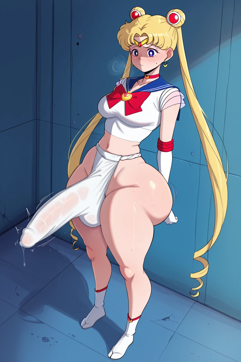 1futa ai_generated ass big_ass bishoujo_senshi_sailor_moon breasts erection erection_under_clothes fundoshi fundoshi_futanari fundoshilover101 futanari huge_ass sailor_moon tabi_socks usagi_tsukino