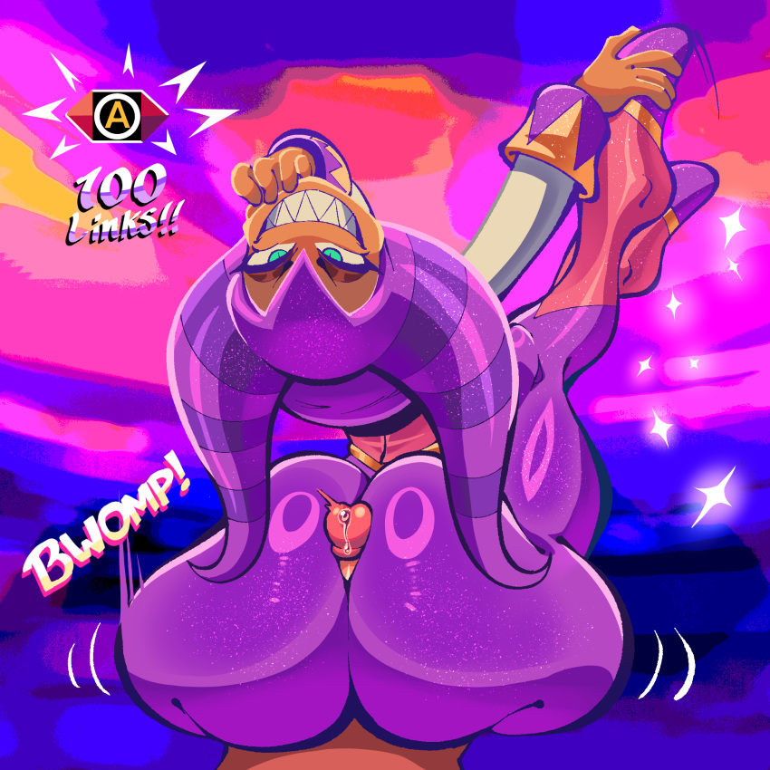 1boy 1girl ass assjob big_ass breasts buttjob erection hotdogging huge_ass maplehillszone nights nights_(nights_into_dreams) nights_into_dreams nights_journey_of_dreams penis_between_ass penis_on_ass sega