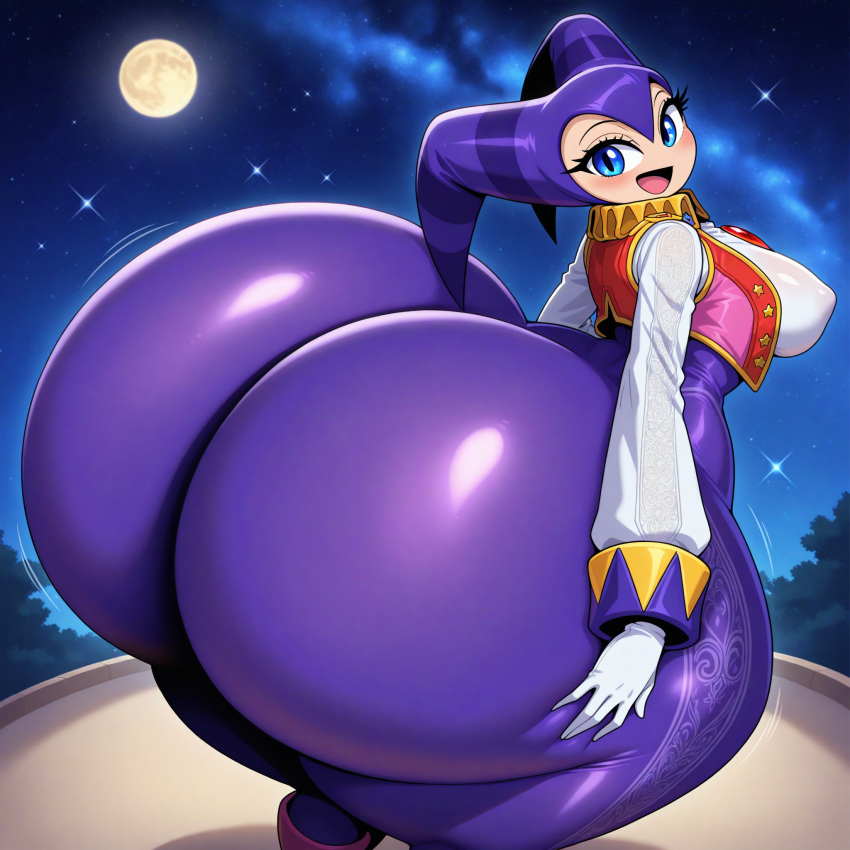 1girl ai_generated ass big_ass breasts fifun83 gigantic_ass huge_ass nights nights_(nights_into_dreams) nights_into_dreams nights_journey_of_dreams sega
