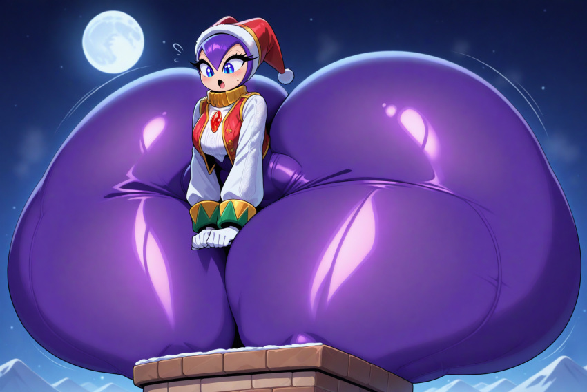 1girl ai_generated ass big_ass breasts fifun83 gigantic_ass huge_ass nights nights_(nights_into_dreams) nights_into_dreams nights_journey_of_dreams sega