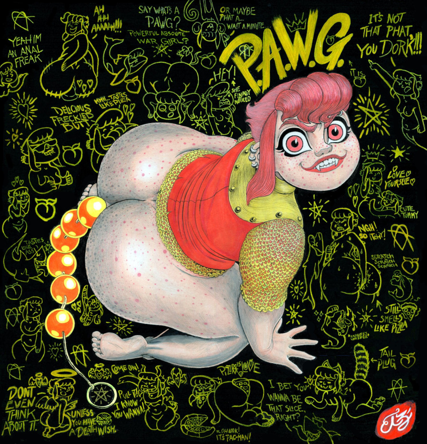 anal anal_beads anal_beads_in_ass anal_beads_out anal_insertion anal_masturbation angel_and_devil ass ass_focus bbw beads_in_ass big_ass bottomless chibi chibi_style chubby_female doodles dragon dragon_wings feline freckled_butt freckles freckles_on_ass freckles_on_face golden_ink haubergeon heart heavenly_ass hourglass_figure huge_ass large_anal_beads looking_up_at_viewer nimona nimona_(comicbook) nimona_(nimona) piercings pizza rebellious red_eyes red_hair red_pubic_hair shark small_breasts snake stars tezca_nahuac wide_hips