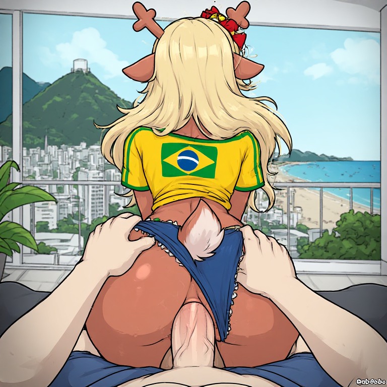 anal apartment brazil deltarune female_human noelle_holiday noelle_holiday_(light_world)