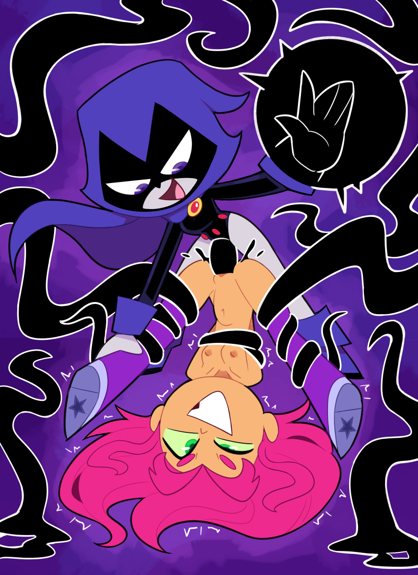 2025 2girls accurate_art_style ahe_gao breasts cartoon_network dc female female/female female_only femdom femsub koriand'r lesbian_sex lezdom miscon nude older older_female pussy rachel_roth raven_(dc) sex starfire teen_titans teen_titans_go tentacle tentacle_sex vaginal_penetration young_adult young_adult_female young_adult_woman yuri