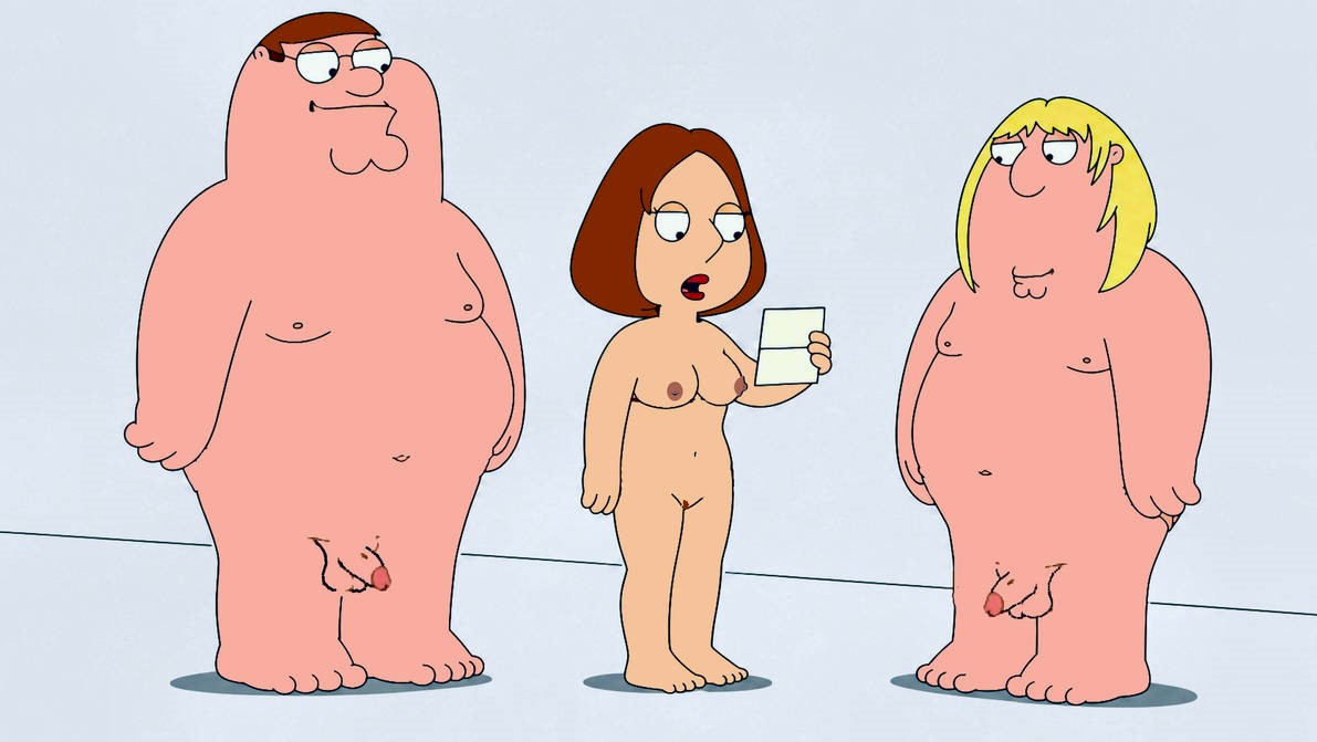 breasts chris_griffin erect_nipples family_guy meg_griffin nude penis peter_griffin shaved_pussy thighs