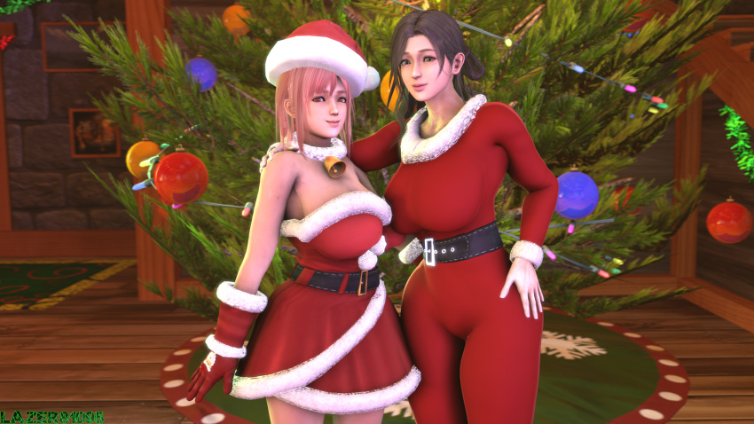 1080p 16:9 1920x1080 1girl 2023 2_girls 3d alluring asian asian_female big_breasts breasts christmas christmas_2023 christmas_ornaments christmas_tree curvy dead_or_alive dead_or_alive_6 dead_or_alive_xtreme dead_or_alive_xtreme_2 dead_or_alive_xtreme_3 dead_or_alive_xtreme_3_fortune dead_or_alive_xtreme_beach_volleyball dead_or_alive_xtreme_venus_vacation female_focus gloves high_res high_resolution holidays honoka honoka_(doa) lips looking_at_viewer only red_gloves santa_costume santa_hat sayuri_(doa) skirt source_filmmaker tagme tecmo thick_lips voluptuous wide_hips