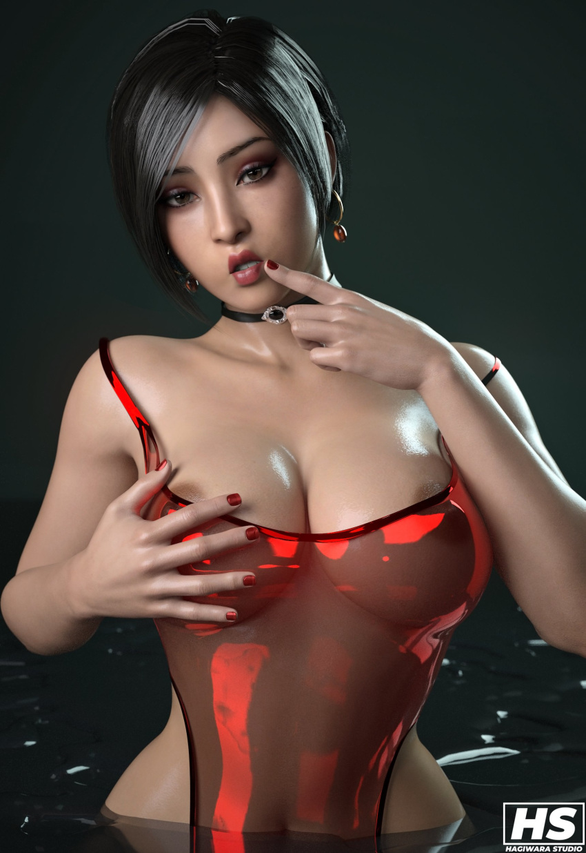 1girl 1girl 1girls 3d ada_wong ada_wong_(adriana) asian asian_female ass big_ass big_breasts big_breasts big_breasts bikini black_hair breasts brown_eyes capcom cleavage duo_gale female_focus female_only hagiwara_studio hot hourglass_figure looking_at_viewer one-piece_swimsuit pool pose posing resident_evil resident_evil_2 resident_evil_2_remake resident_evil_4 resident_evil_4_(remake) resident_evil_4_remake resident_evil_6 sexy short_hair swimming swimming_pool swimsuit tagme thick_thighs twitter wide_hips
