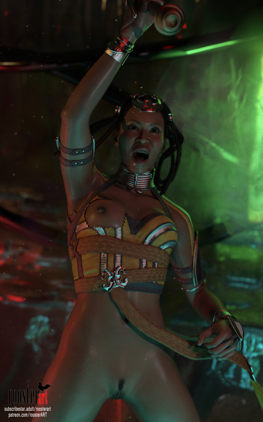 10:16 1girl 1girl 1girl 1girls 3d 3d_(artwork) 4k arm_up belly belly_button breast_out breasts dark-skinned_female dark_skin dreadlocks female_focus female_pubic_hair indoors medium_breasts mortal_kombat no_panties no_pants open_eyes open_mouth partially_clothed patreon patreon_username pubic_hair pussy pussy roosterart solo_focus standing subscribestar subscribestar_username teeth torn_clothes torn_clothing victory_pose video_game video_game_character video_game_franchise video_games weapon weapon_in_hand yelling