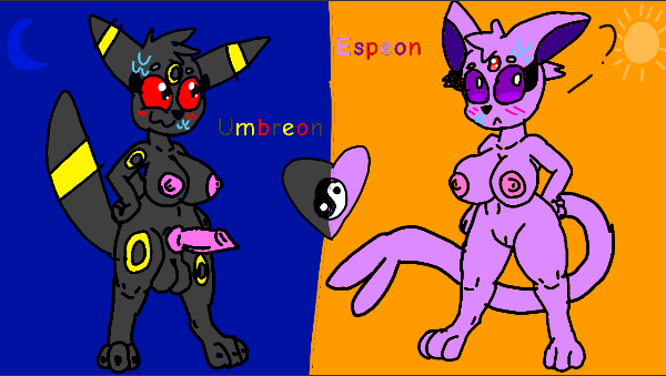 1futa 1girl 1girl1futa abbygale_purple_eevee_kit anthro balls black_body blue_background boobs breasts canine canine_penis cat cock dick dickgirl dickgirl/female dog espeon feline female furry furry_female futanari hi_res intersex moon nipples orange_background penis pokemon pokemon_(species) purple_body pussy sun tagme tits titties umbreon uwu vagina yin_yang