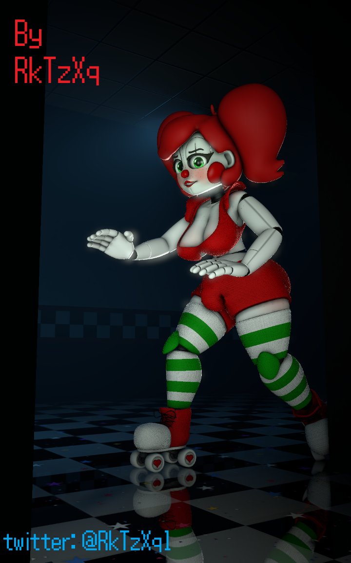 1futa 1girl bulge circus_baby_(fnaf) clothed erection five_nights_at_freddy's five_nights_at_freddy's:_sister_location futanari looking_at_viewer so87baby standing summer_of_87_baby