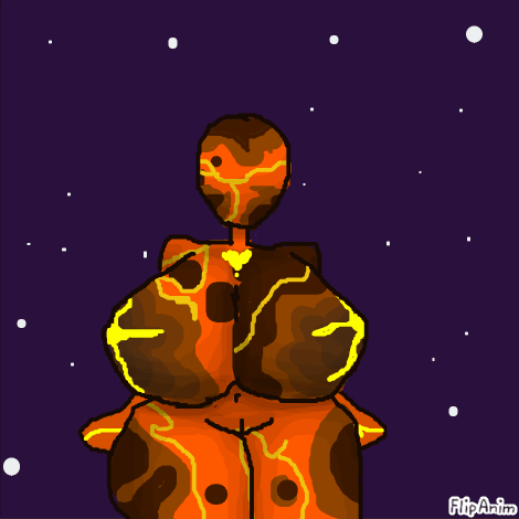 big_areola big_ass big_breasts breasts brown_body hot lava orange_body solarxsystem space v_(venus)_(solarxsystem) venus_(planet)