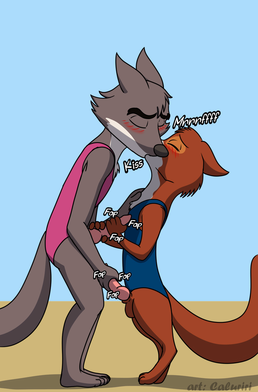 boy_in_girls_one-piece_swimsuit boy_in_girls_swimsuit boy_in_one-piece_swimsuit boy_in_swimsuit caluriri canine_penis crossdressing crossdressing_male disney dreamworks fapping fox french_kissing handjob masturbating_each_other mr._wolf_(the_bad_guys) one-piece_swimsuit robin_hood_(character) robin_hood_(disney) the_bad_guys wolf