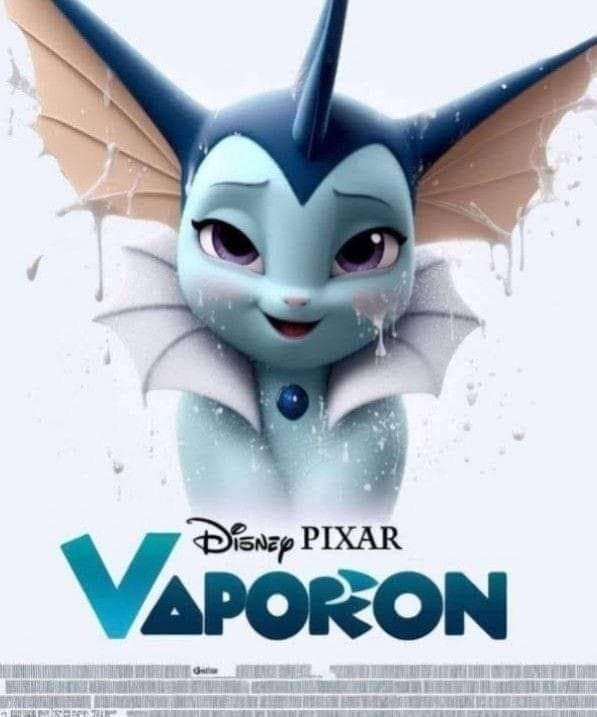 ai_generated cum fanmade movie_poster nintendo pokemon tagme vaporeon wet