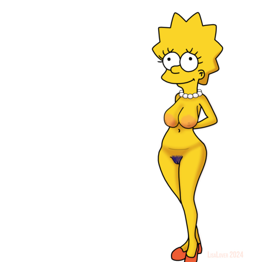 big_breasts large_areolae lisa_simpson lisalover pussy_hair the_simpsons